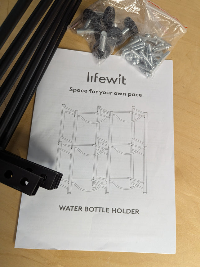 Lifewit 5 Gallon Jug Holder, 3 Tier Bottle Stand, Heavy Duty Dispenser Rack With