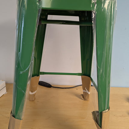 Flash Furniture 24" Green No Back Metal Stool
