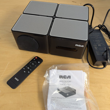 RCA RPJ167 WiFi Bluetooth Projector 4K Supported - HD Outdoor Projector 680ANSI