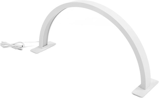 Half Moon Desk Lamp, 25W 3000K to 6500K Half Moon Nail Desk Lamp Adjust Brightne