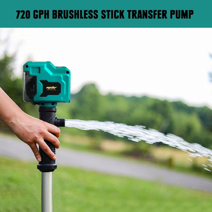 Mellif Cordless Stick Water Transfer Pump Compatible with Makita 18V Battery, 72