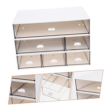 MOKKHNB 3pcs Multipurpose Desktop Storage Box Multi Organizer for Office and Pla
