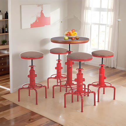 American Antique Industrial Solid Wood Water Pipe Design Cafe Coffe Industrial B