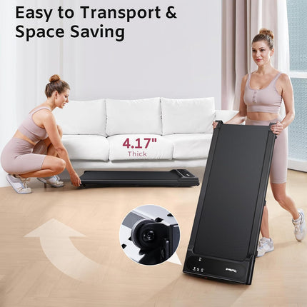 TheNeat Walking Pad Treadmill for Home Office, Ultra Quiet Under Desk 2 in 1 for