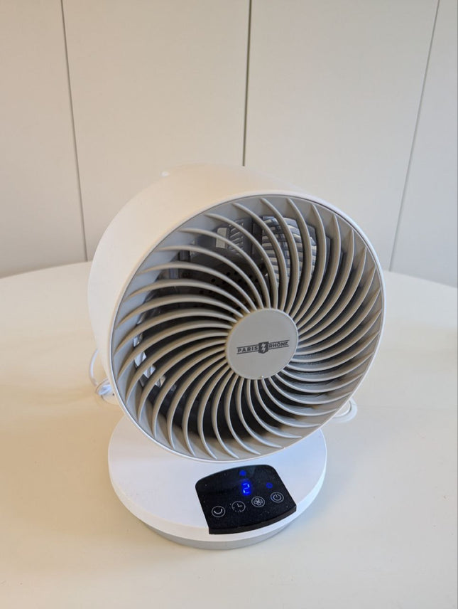 Air Circulator Fan with Remote, Small Oscillating Table Fan with 8-Hour Timer, 9
