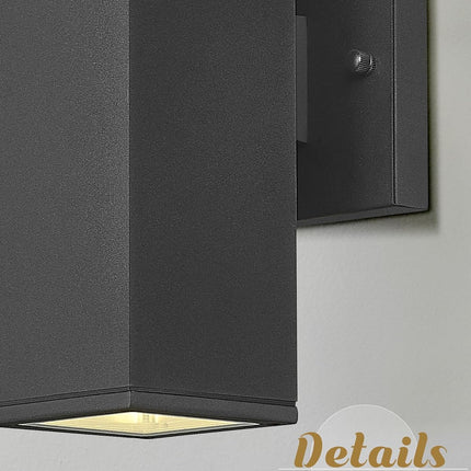 Ken & Ricky Outdoor Wall Lights, Modern Exterior Lighting Fixtures, Aluminum Fro