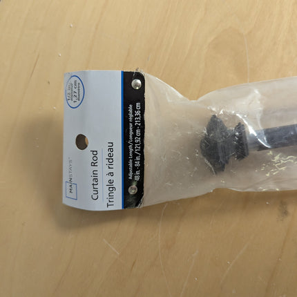 Mainstays 48 in. - 86 in. Curtain Rod, 1/2 in. Diameter