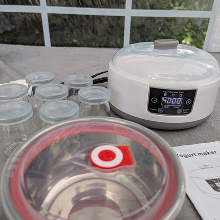 Probiotic Yogurt Machine Fully Automatic Yogurt Machine 1.2L, Timer and Constant