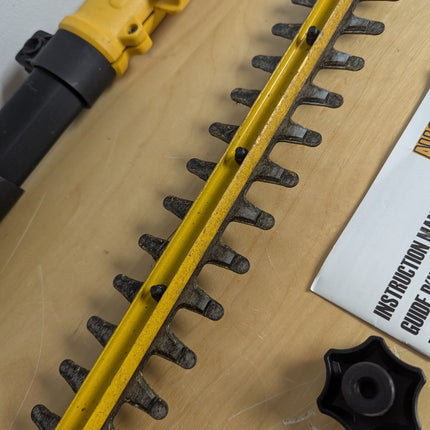 Alloyman 20V MAX Pole Hedge Trimmer,Telescoping Pole Hedge Trimmer,with 2 Packs