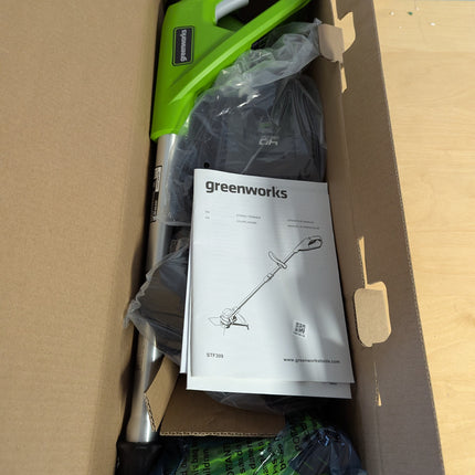 Greenworks 40V 12" String Trimmer, 2 Ah battery and charger - STF309