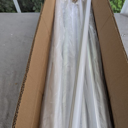 Marxlait 24 Pack T8 LED Bulbs 4FT, 6000K Daylight White, 40W Equivalent, Ballast