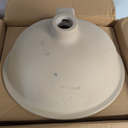 18" Mangrove Oval Porcelain Undermount Bathroom Sink - White