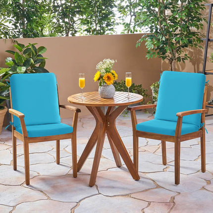 Ottowood High Back Outdoor Chair Cushions Set of 2-44''x20'' Patio Dining Chair