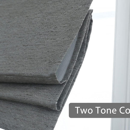 Everyday Celebration Roman Shades for Windows, Cordless Room Darkening Roman Win