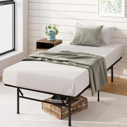 Zinus Twin Bed Frame - SmartBase 14 Inch Deluxe Metal Bed Frame with Steel Slat
