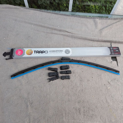 26 Inch Silicone Windshield Wiper - All-Season Wiper Blades with Hydrophobic Coa