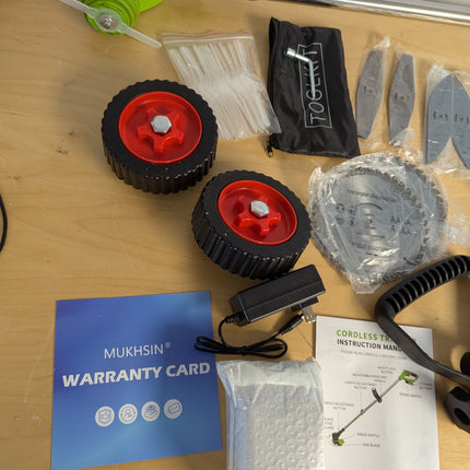 weed wacker eater battery powered - cordless electric weed wacker wheels grass t