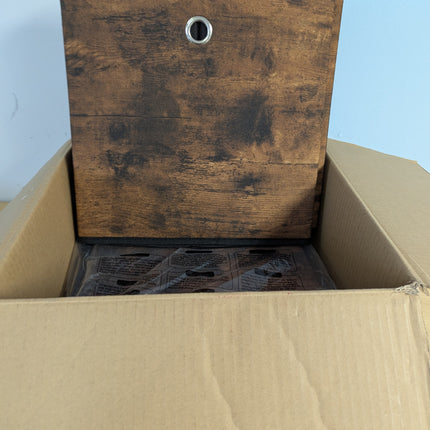 SONGMICS Storage Cubes, Set of 12 Storage Bins with Handles, Foldable Oxford Fab