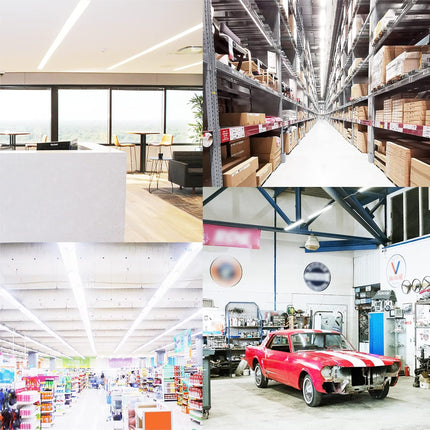 Marxlait 24 Pack T8 LED Bulbs 4FT, 6000K Daylight White, 40W Equivalent, Ballast