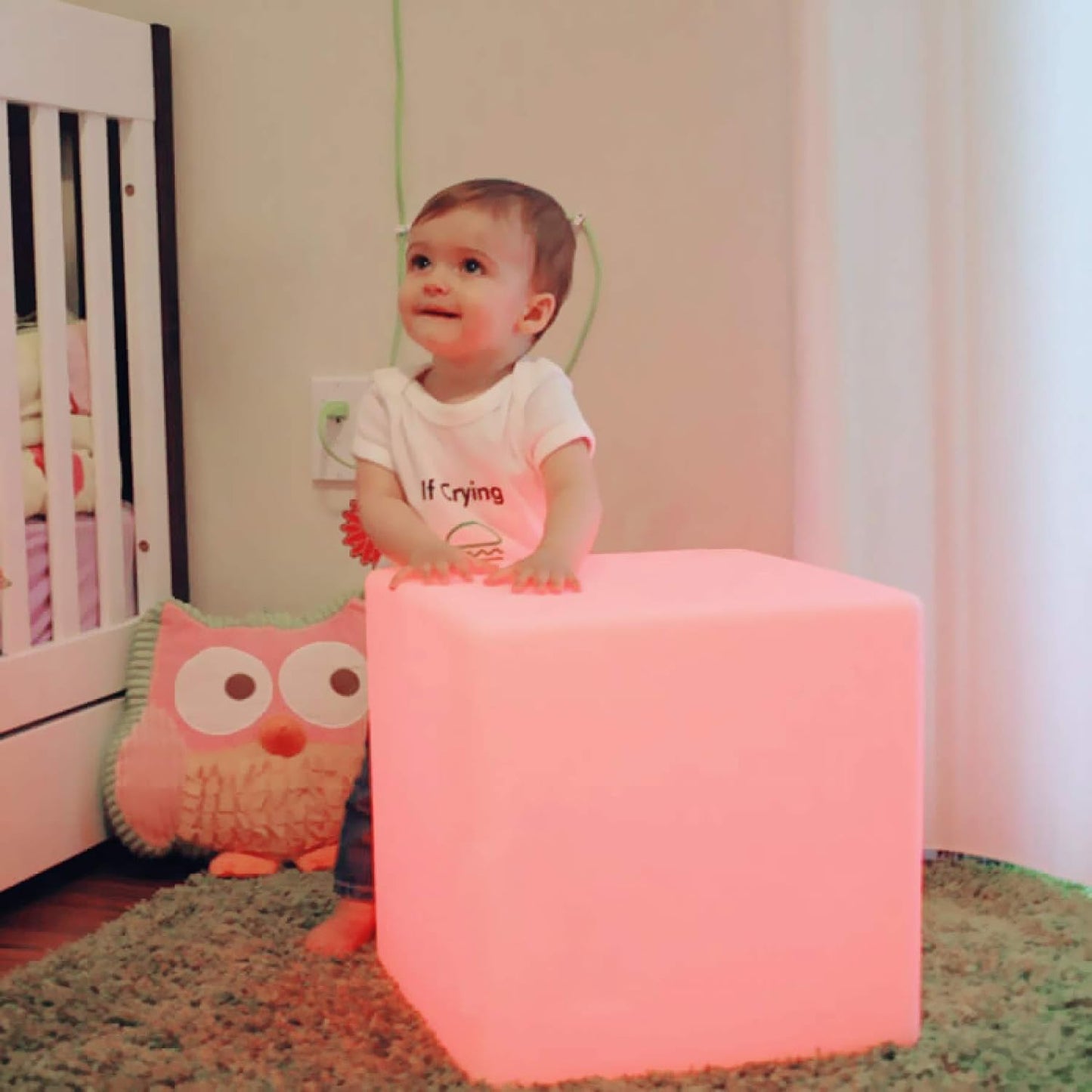 LED Cube Light 30cm Rechargeable MR.GO