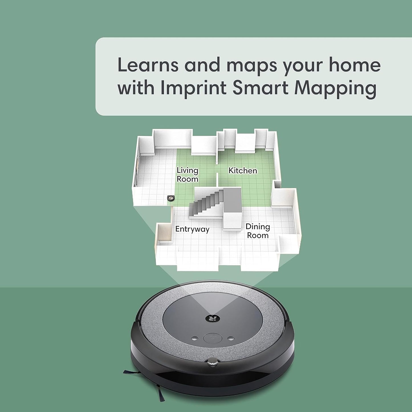 iRobot Roomba Combo i5+ – Self-Emptying Robot Vacuum & Mop with Smart Mapping, Alexa Enabled