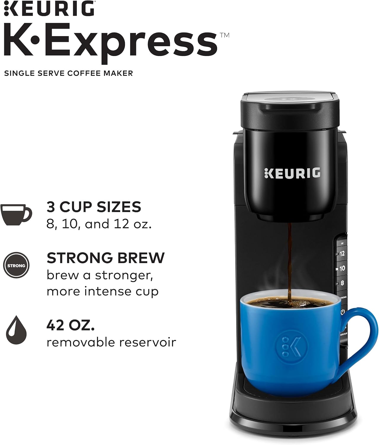 Keurig K-Express Single Serve Coffee Maker – Brew Fresh in Seconds!