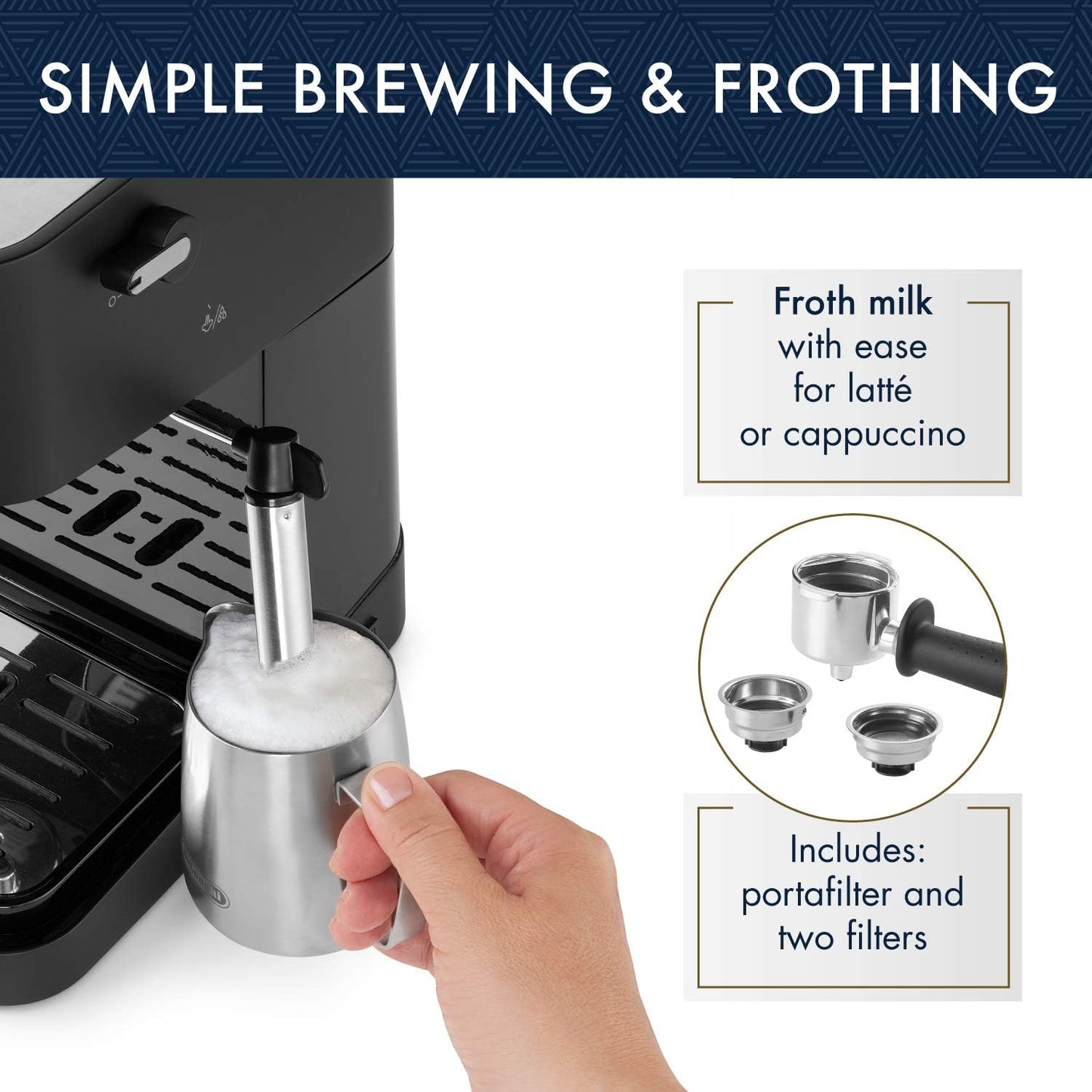 Manual Espresso Machine De'Longhi Stilosa