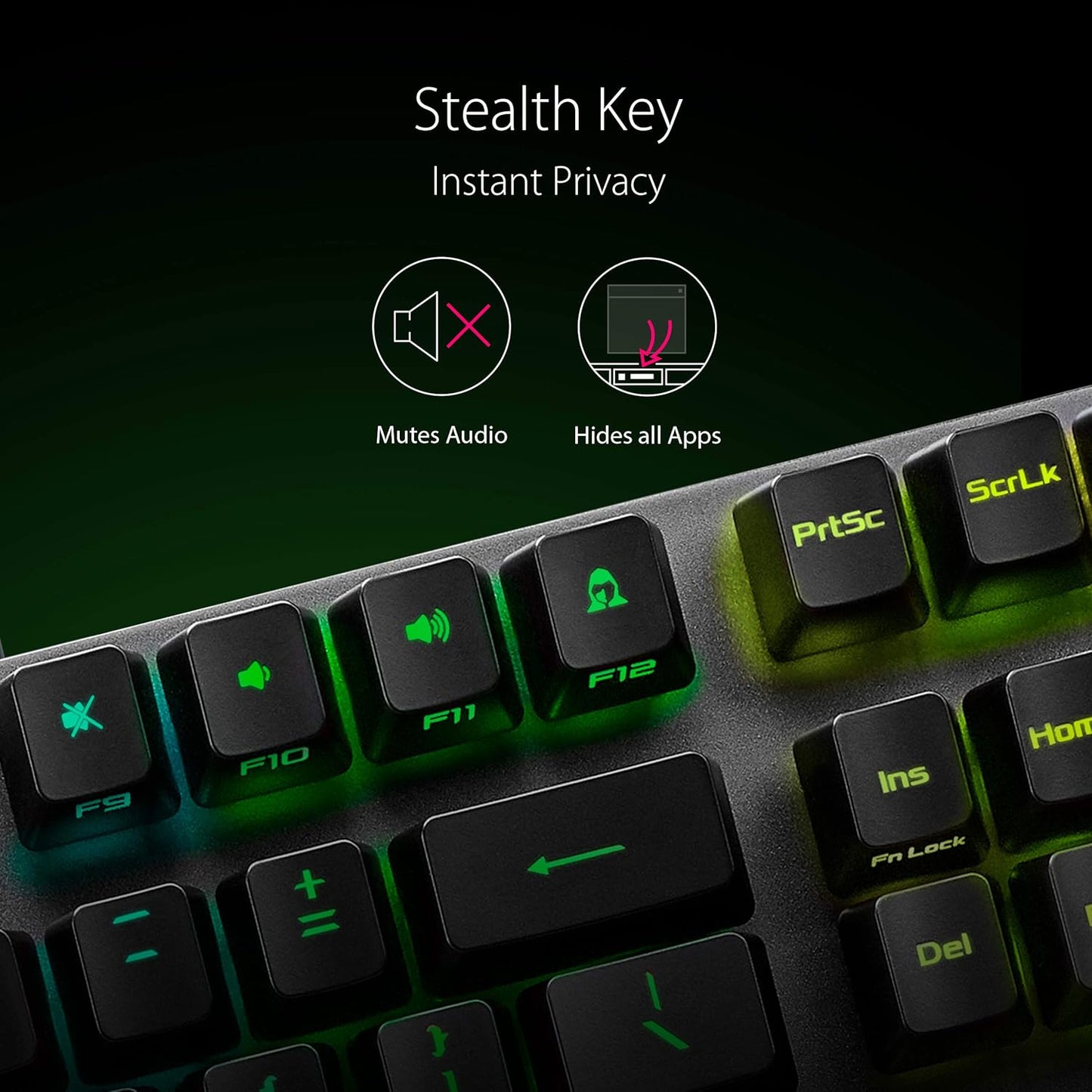 ASUS ROG Strix Scope RX Mechanical Gaming Keyboard – Red Optical Switches, IP57 Waterproof, USB 2.0 Passthrough, Aura Sync RGB