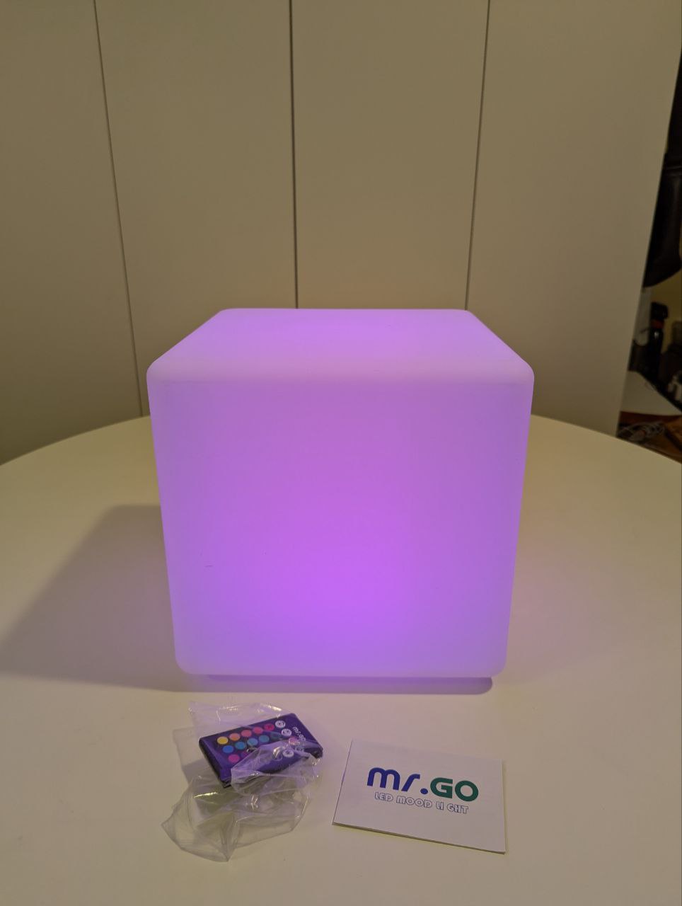 LED Cube Light 30cm Rechargeable MR.GO