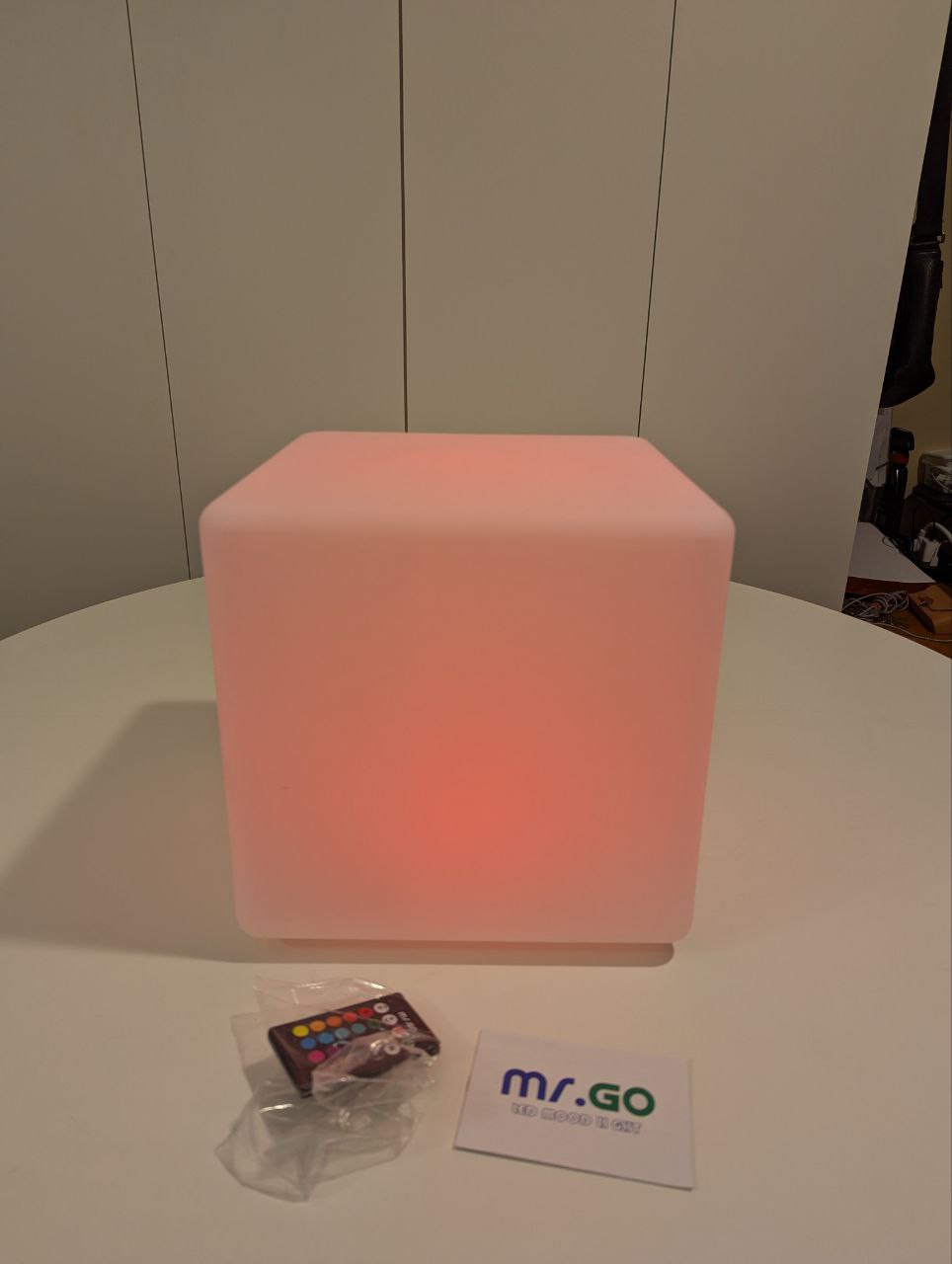 LED Cube Light 30cm Rechargeable MR.GO