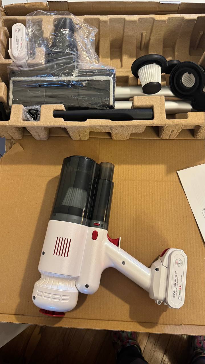 CHELV A-091 2-in-1 Cordless Handheld Vacuum – 150W Power, 12KPa Suction, 30-Min Runtime, Lightweight Design