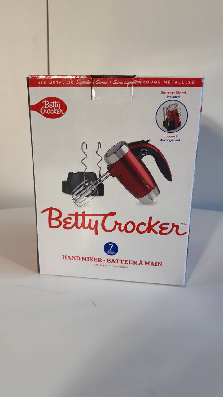 Betty Crocker 7-Speed Hand Mixer with Mini Stand