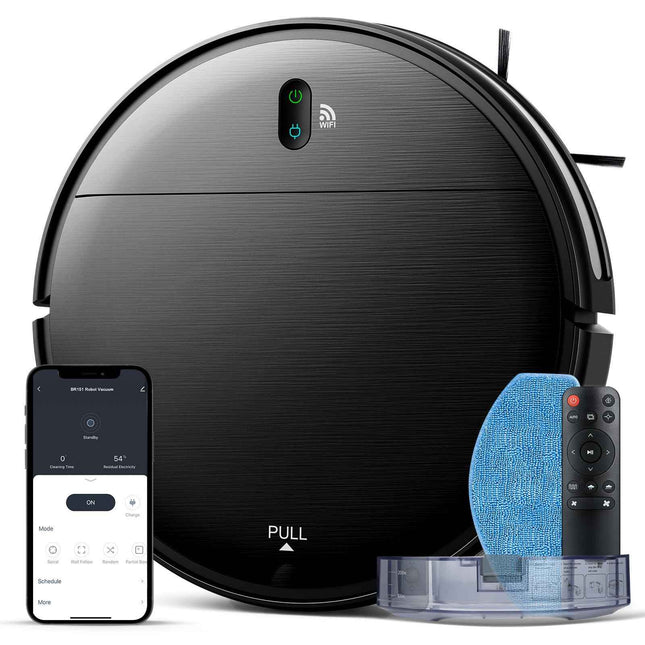 (No remote) Robot Vacuums and Mop Combo, 2 in 1 Vacuum Robot Cleaner with Schedu