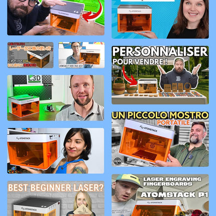 Only 5w! ATOMSTACK P1 Dual Laser Engraver, 5W Diode