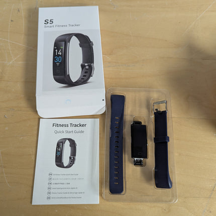 S5 Smart Watch 0.96 Inch Single-Contact Touch Screen Fitness Smart Watch Heart R