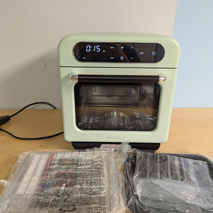 Secura Multifunction Air Fryer Steam Oven, 13 Quart Compact Oven with Convection