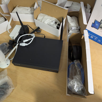 5MP HD, Audio Wireless Security Camera System, 3TB Hard Drive, SMONET 8CH Comple