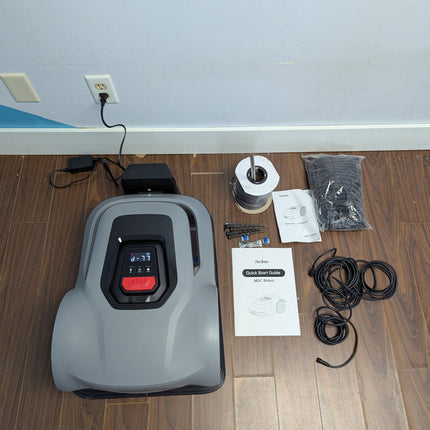 Redkey MGC1000 Robot Lawn Mower for 10800 Sq Ft with 590 ft Boundary Wire, C-ToF Navigation & App Control
