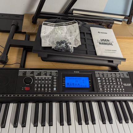 Donner Keyboard Piano 61 Key, Electric Keyboard Kit with 249 Voices, 249 Rhythms
