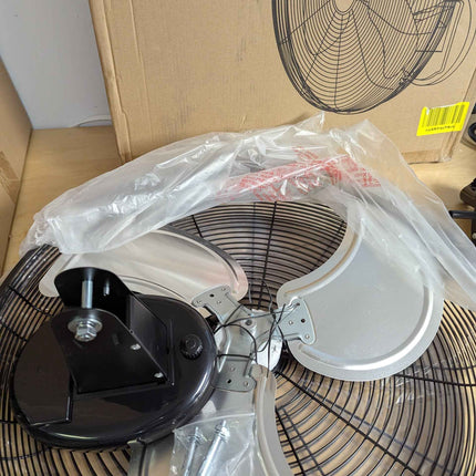 LCVZTECH 20 inch Wall Mount Fan Oscillating, 3-Speed 5500 CFM High Velocity Indu
