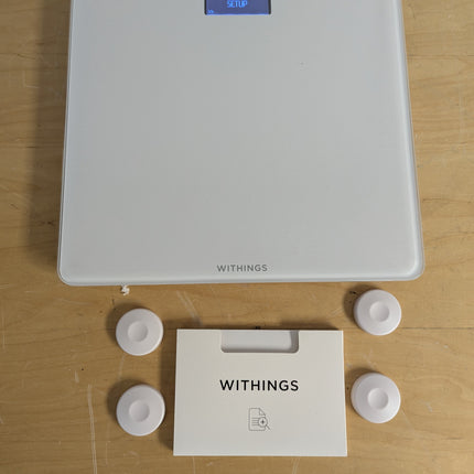 Withings Body Smart Weight & BMI Wi-Fi Digital Scale with HealthMate App, 8 Users, Pregnancy & Baby Mode