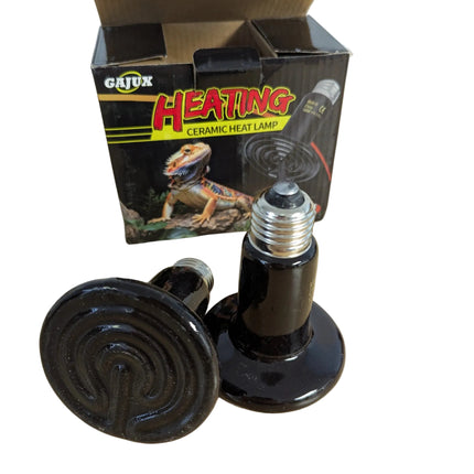 Ceramic Heat Emitter 2 Pack, 150W Reptile Heat Lamp Bulbs, Terrarium Heat Lamp f
