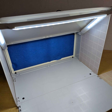 INCOMPLETE OPHIR Paint Booth, Spray Booth with Extra 2xFilter & 3xLed Light, Air