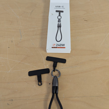 BotaniNest Phone Wrist Lanyard Built In 240W Type C Phone Lanyard Charging Fast