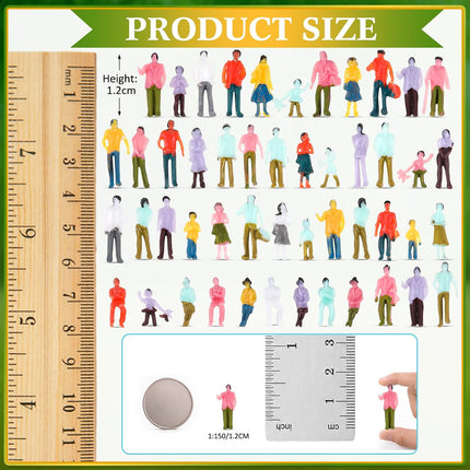 Namalu 1:150 Scale Miniature Figures Painted for Miniature Scenes Pack of | Mini