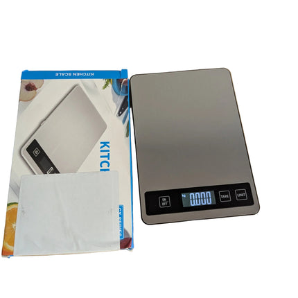 Digital Kitchen Scale 22lb/10kg Rechargeable Food Kitchen Scale with 0.04oz/1g D