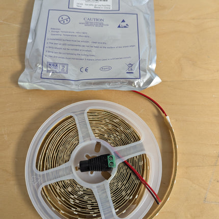 DREHELPER® Non-Waterproof 5meters(16.4ft) SMD5730 300led(60led/m) DC12V 3A 36W 9