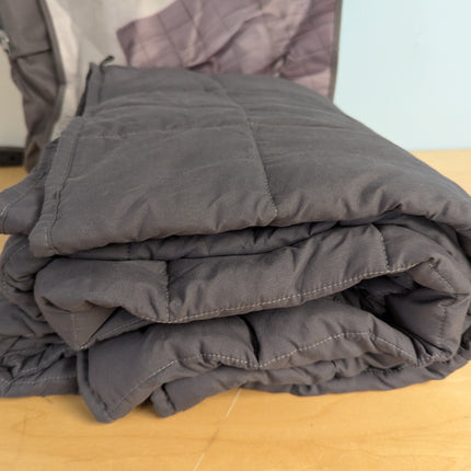 Weighted Idea Weighted Blanket for Adults (Dark Grey,60"x80",15lbs) Cooling Brea