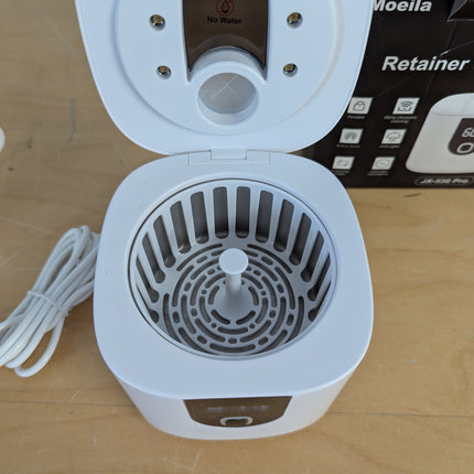Ultrasonic Retainer Cleaner Machine, Upgraded 45kHz Ultrasonic Cleaner for Mouth