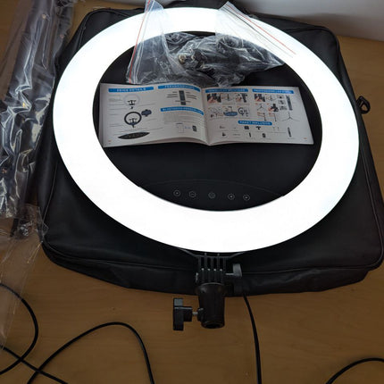 EOTO Light 19 inch LED Ring Light with Tripod Stand, Ring Light with Touch Panel